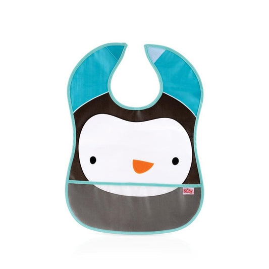 Nuby Waterproof Animals Nylon Bibs - Assorted | Mamas & Papas, Babies, Nursing, Bib