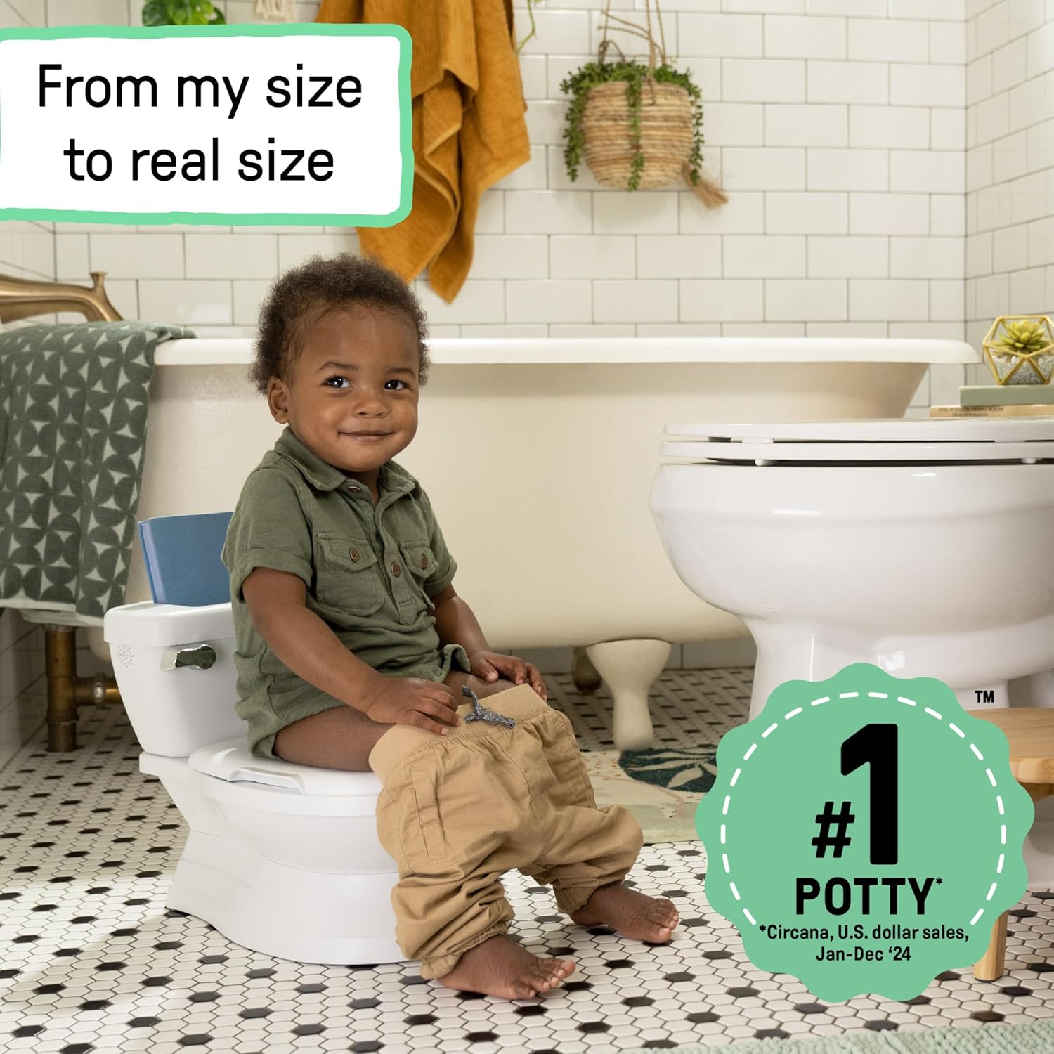 Ingenuity My Size Potty Pro in White | Mamas & Papas, Babies, Nursing, Potty Training