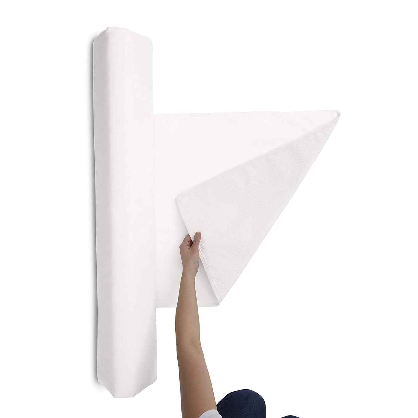 Tour de lit souple et sécurisé, double, blanc 