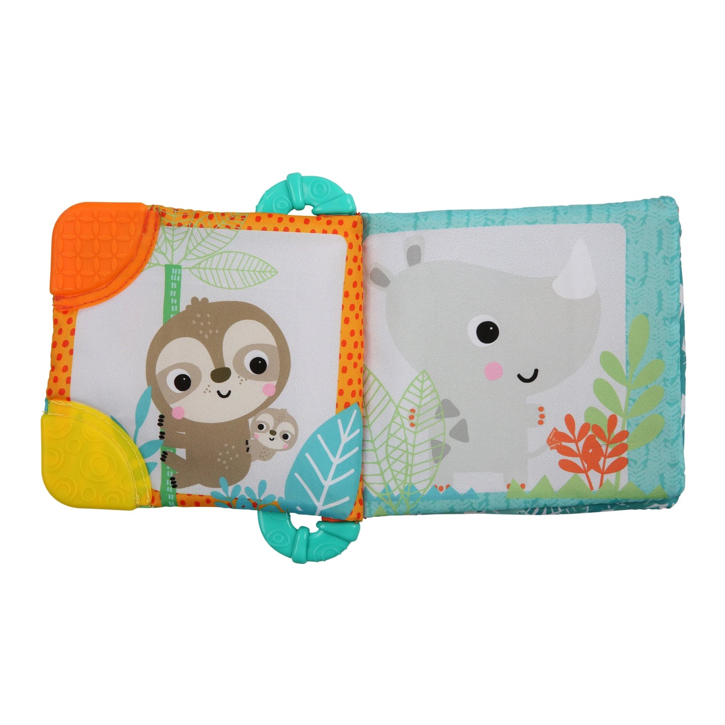 Jouet de dentition et de lecture en peluche
