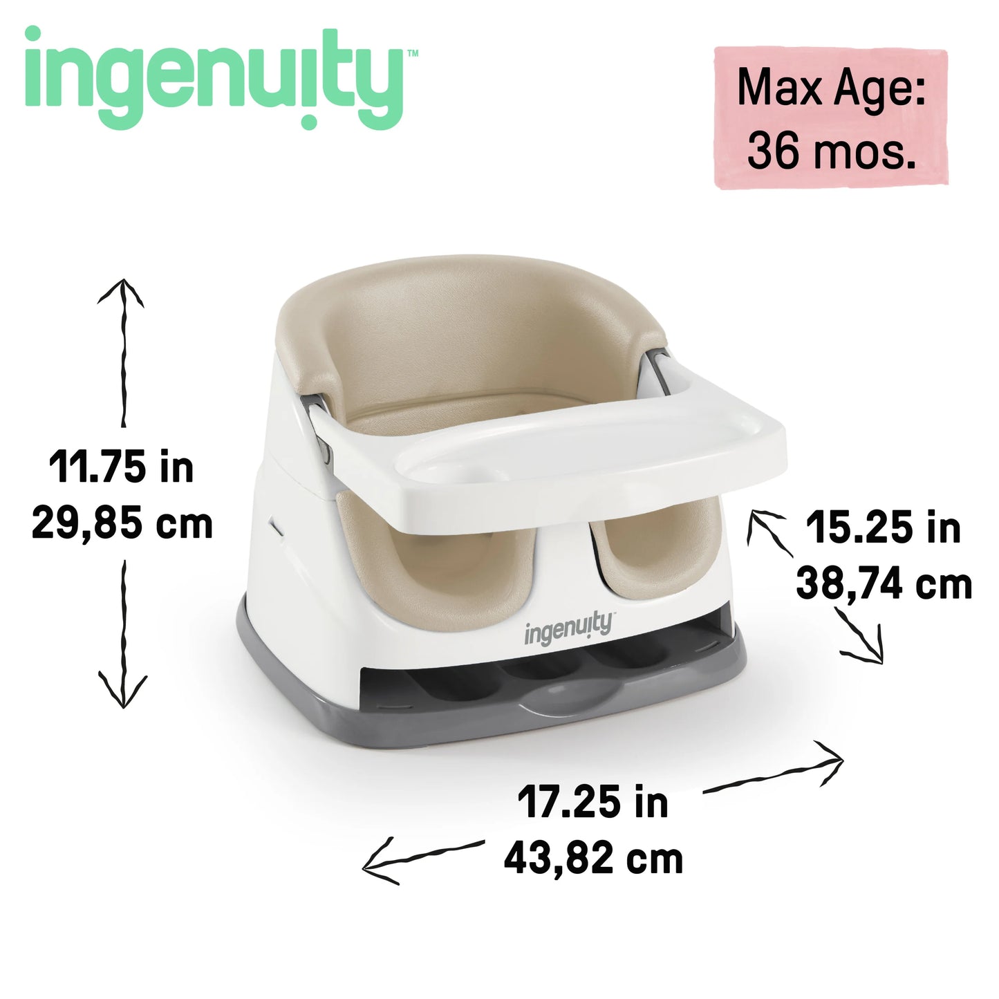Baby Base 2-in-1 Booster Feeding and Floor Seat