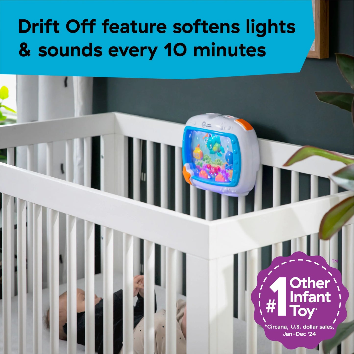 Sea Dreams Soother Musical Crib Toy and Sound Machine