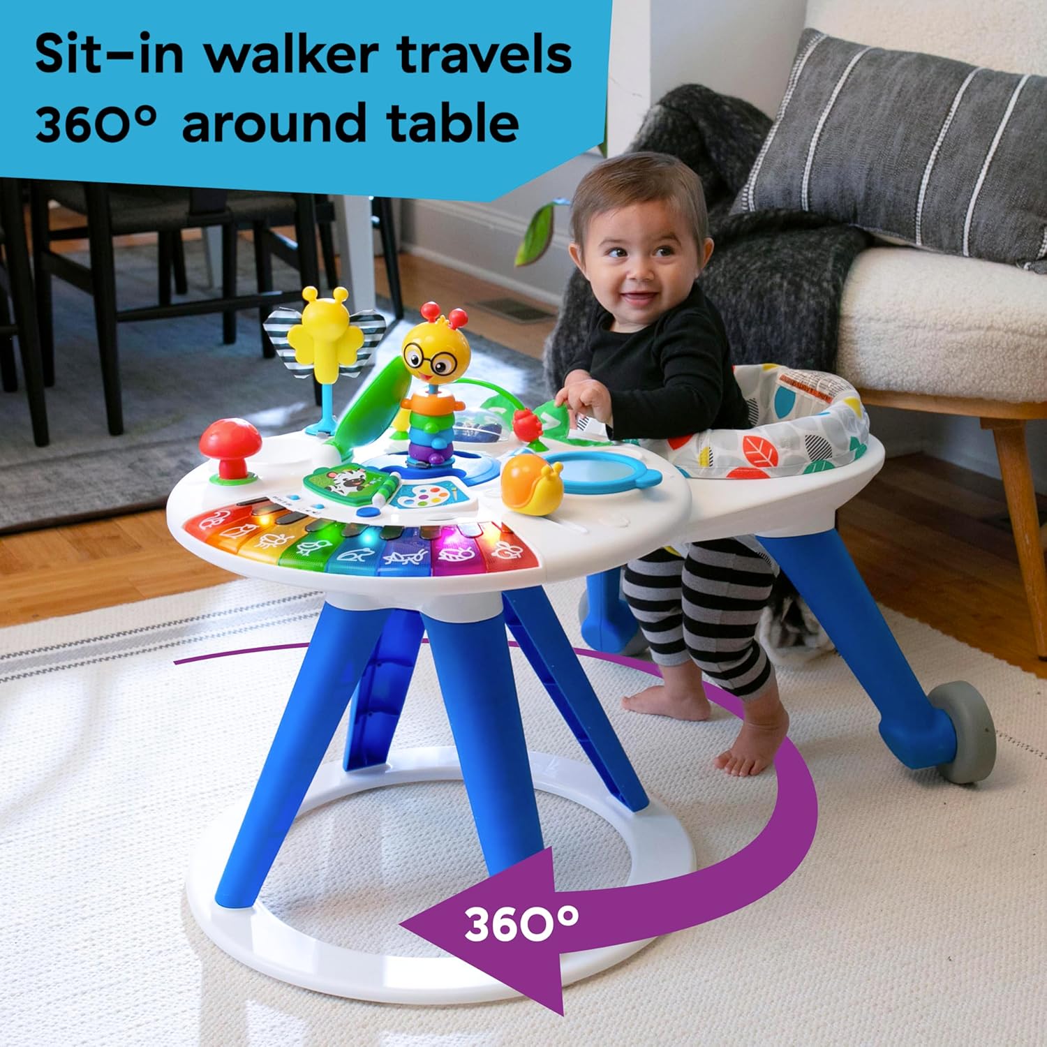 Baby Einstein Around We Grow 4-in-1 Discovery Center | Mamas & Papas, Babies, Nursing, Activity Center
