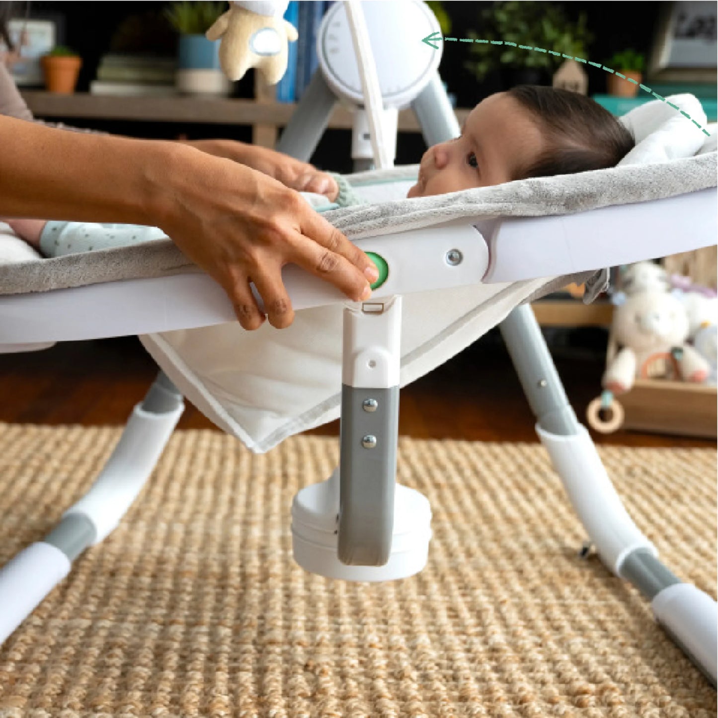 AnyWay Sway Multi-Direction Portable Baby Swing