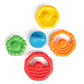 Ensemble de jouets de dentition multi-textures Stack &amp; Teethe, faciles à saisir, 5 pièces