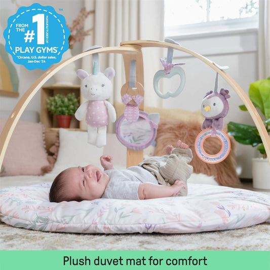 Cozy Spot Duvet Activity Gym with Self-Storage, Machine Washable Mat