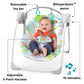Bright Starts Rainforest Vibes 6-Speed Portable Automatic Baby Swing with Toy Bar - Rainforest Vibes