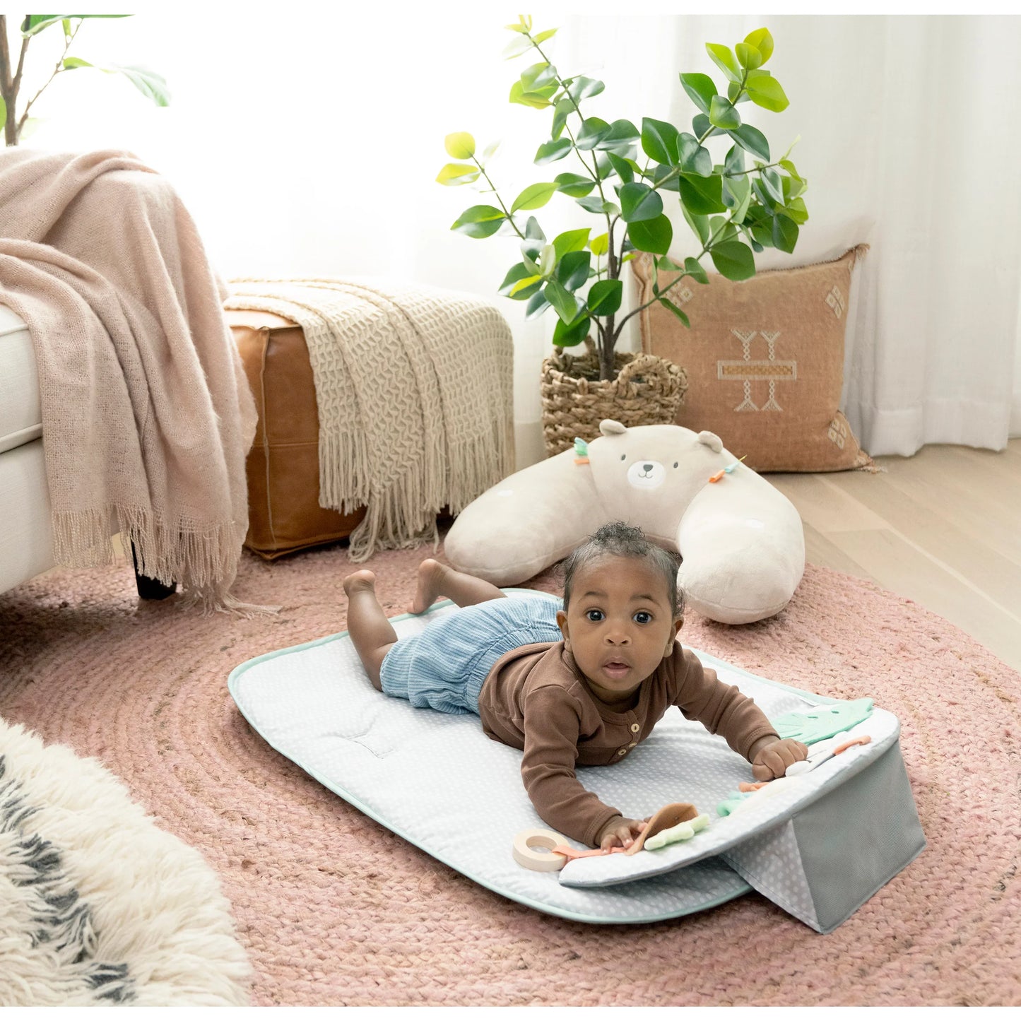 Cozy Prop 4-in-1 Sit Up & Prop Activity Mat - Nate