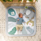 Sprout Spot Baby Milestone Play Mat Tummy Time Gym