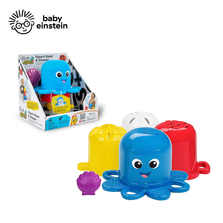 Baby Einstein Opus’s Stack & Stream Sensory Stacking Cups | Mamas & Papas, Babies, Nursing, Stacking Toy
