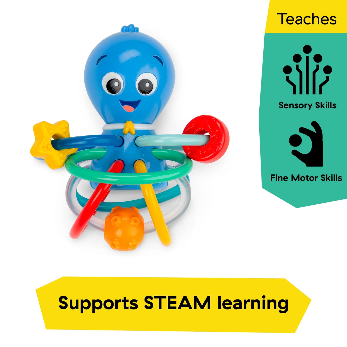 Ocean Explorers Opuss Shake & Soothe Teether Toy & Rattle