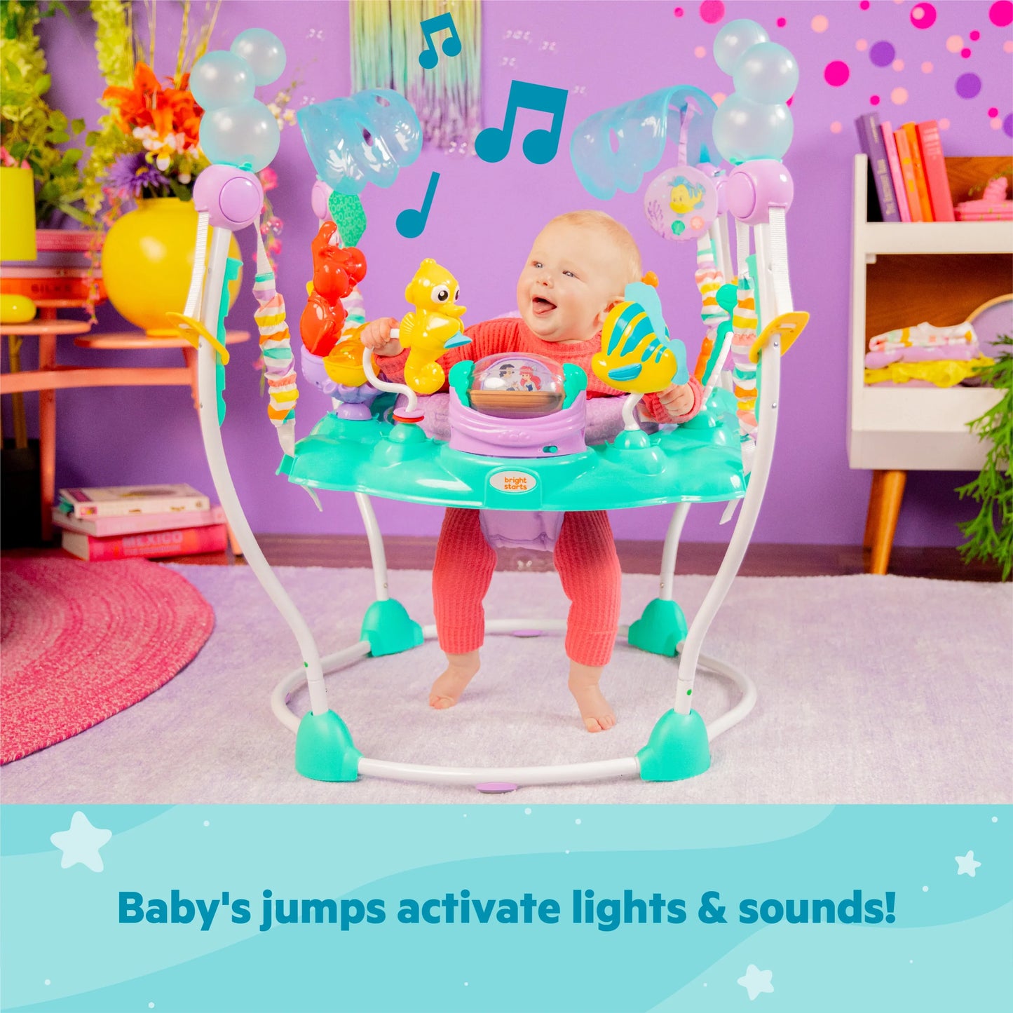 Disney Baby The Little Mermaid Sea of Activities Jumper