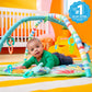 Wild Wiggles Baby Activity Gym & Machine-Washable Play Mat, Green