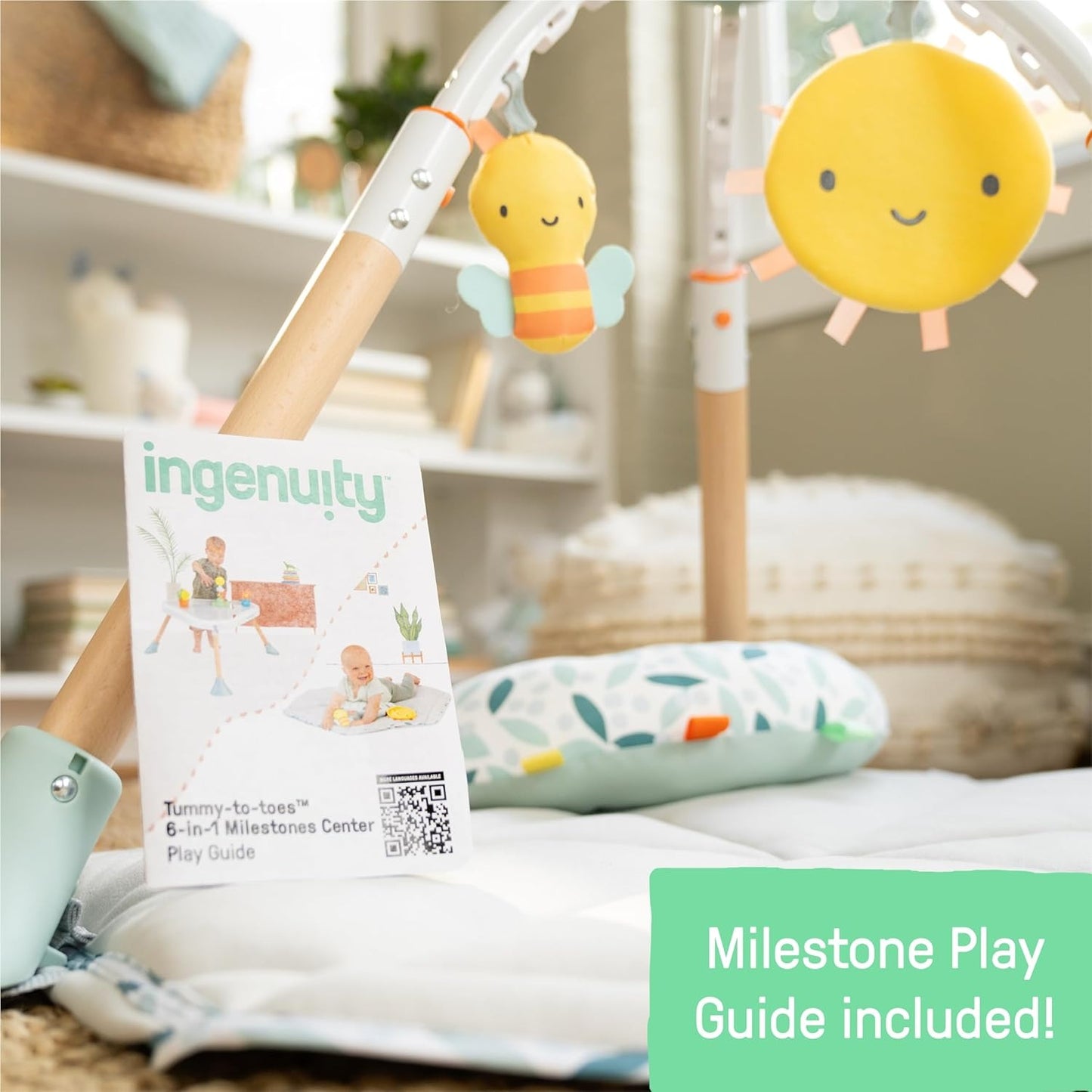 Ingenuity Tummy to Toes 6 in 1 Milestone Center | Mamas & Papas, Babies, Nursing, Activity Toy