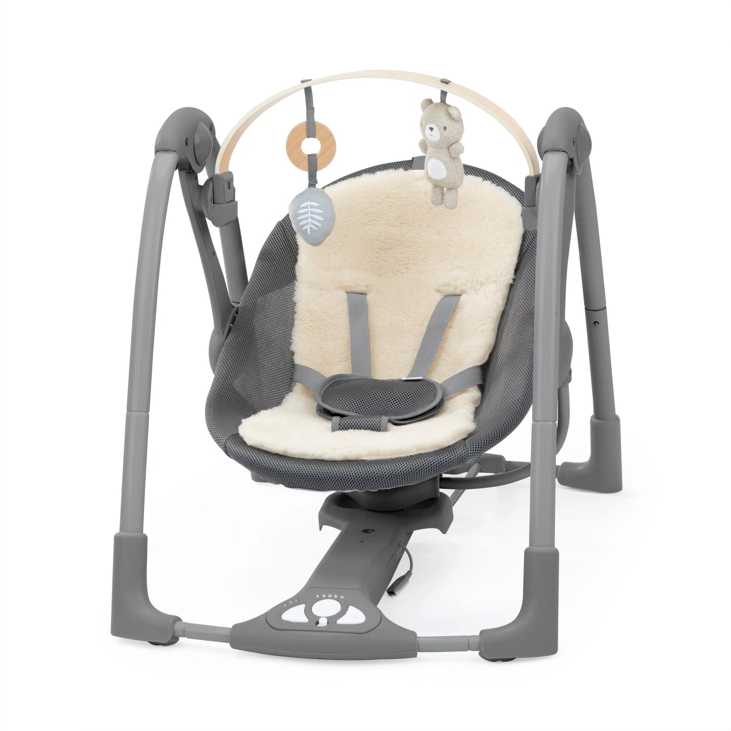 Ingenuity Every Season Swing 'n Go Portable Swing - For Ages 0-9 Months - Wesley