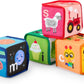 Baby Einstein Alpha Stacks Soft Blocks, Multisensory and Lightweight, Ages 3m+ Sensory Toy