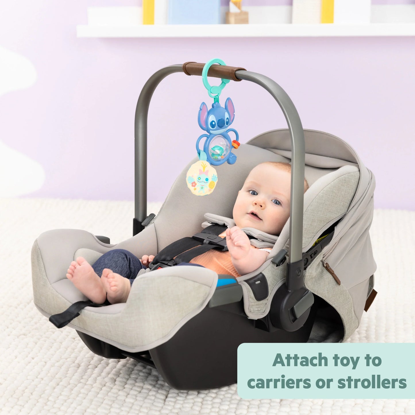 Stitch Tummy Tumble Activity Toy, On The Go Toy, For Newborns & Up