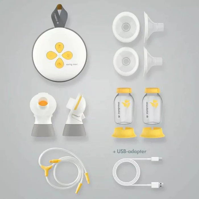 Medela Swing Maxi Double Electric Breast Pump | Mamas & Papas, Babies, Nursing, Breast Pump