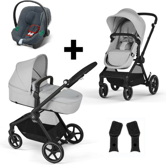 Cybex EOS Basic Lava Grey with Aton B2 i-Size & Adapter | Mamas & Papas, Babies, Nursing, Stroller