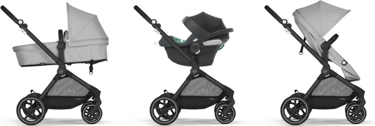 Cybex EOS Basic Lava Grey with Aton B2 i-Size & Adapter | Mamas & Papas, Babies, Nursing, Stroller