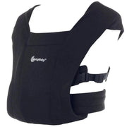 Dark fabric baby carrier with buckle straps
