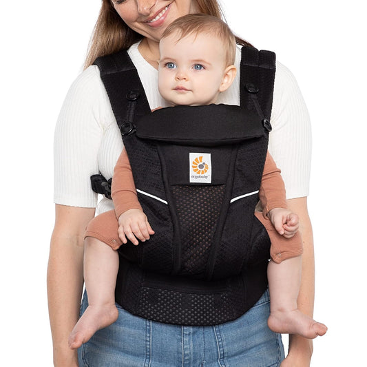 Ergobaby Omni Breeze Baby Carrier Onyx Black | Mamas & Papas, Babies, Nursing, 
