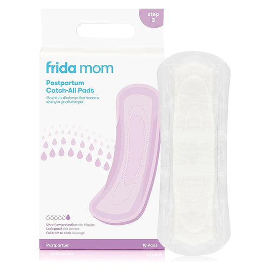 Fridamom Postpartum Maternity Catch-All Pads for Maximum Absorbancy 18 pieces
