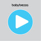 Video play icon with babybrezza logo