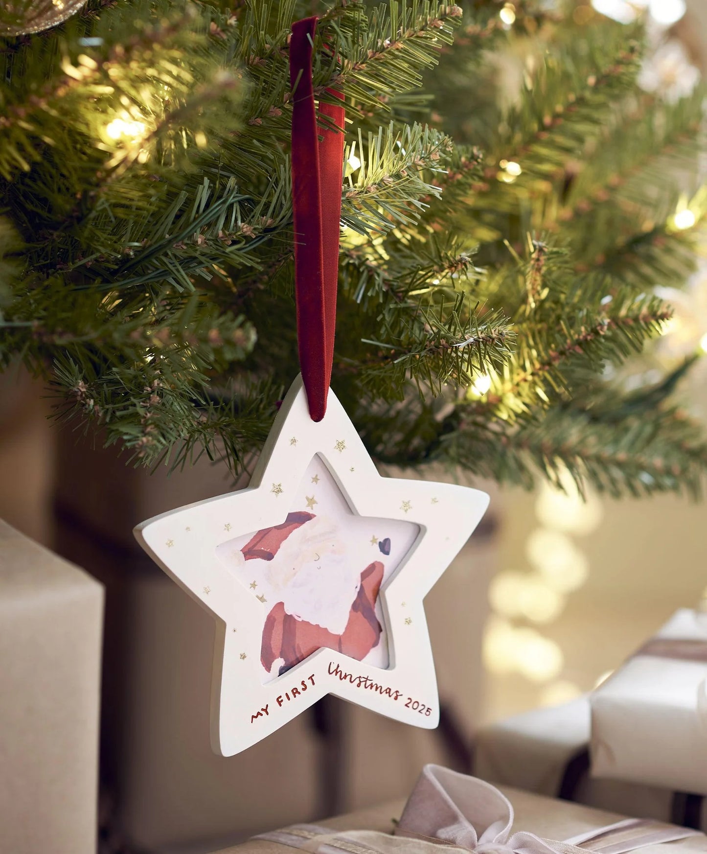 Christmas Hanging Picture Frame - Star | Decoration | Mamas & Papas for Mamas & Papas LB - christmas