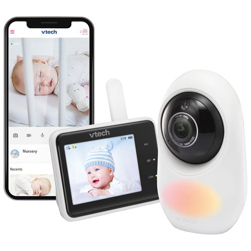 2.8'' Smart Wi-Fi 1080p Video Monitor with Remote Access