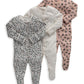 Mamas & Papas Leopard Print Jersey Cotton Sleepsuit - Set of 3 | Mamas & Papas, Babies, Nursing, Sleepsuit