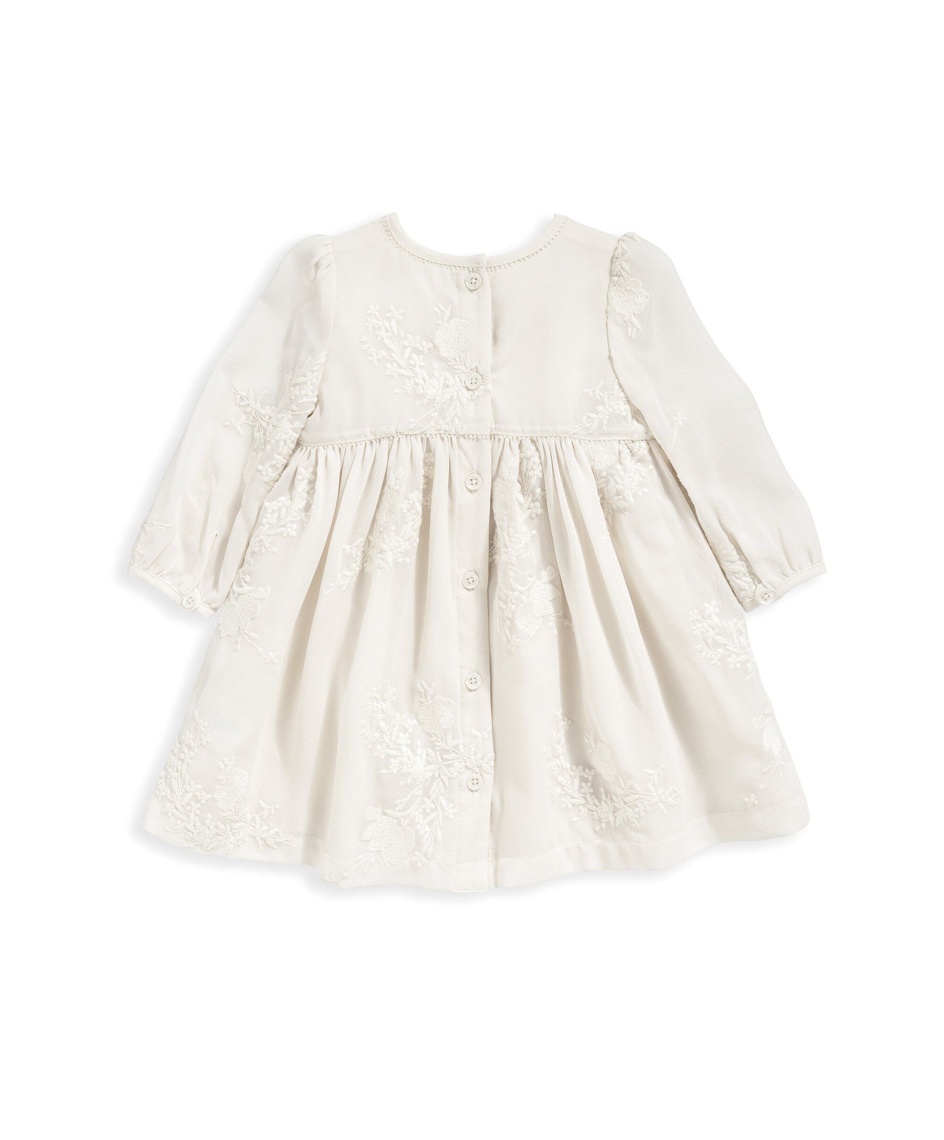 Mamas & Papas Long Sleeve Embroidered Dress | Mamas & Papas, Babies, Nursing, Dress