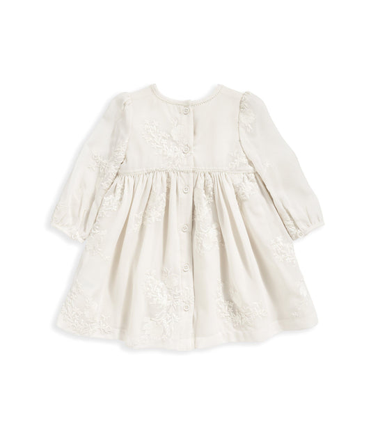 Mamas & Papas Long Sleeve Embroidered Dress | Mamas & Papas, Babies, Nursing, Dress