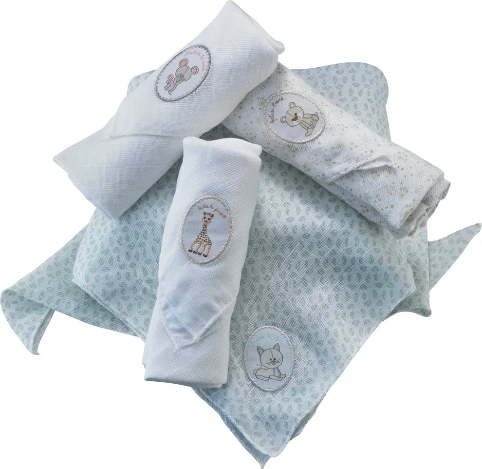 Set of 4 Muslins 70x70 cm