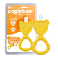 360 Degree Soft Bristle Teddy Bear Silicone Teether Toy - Yellow