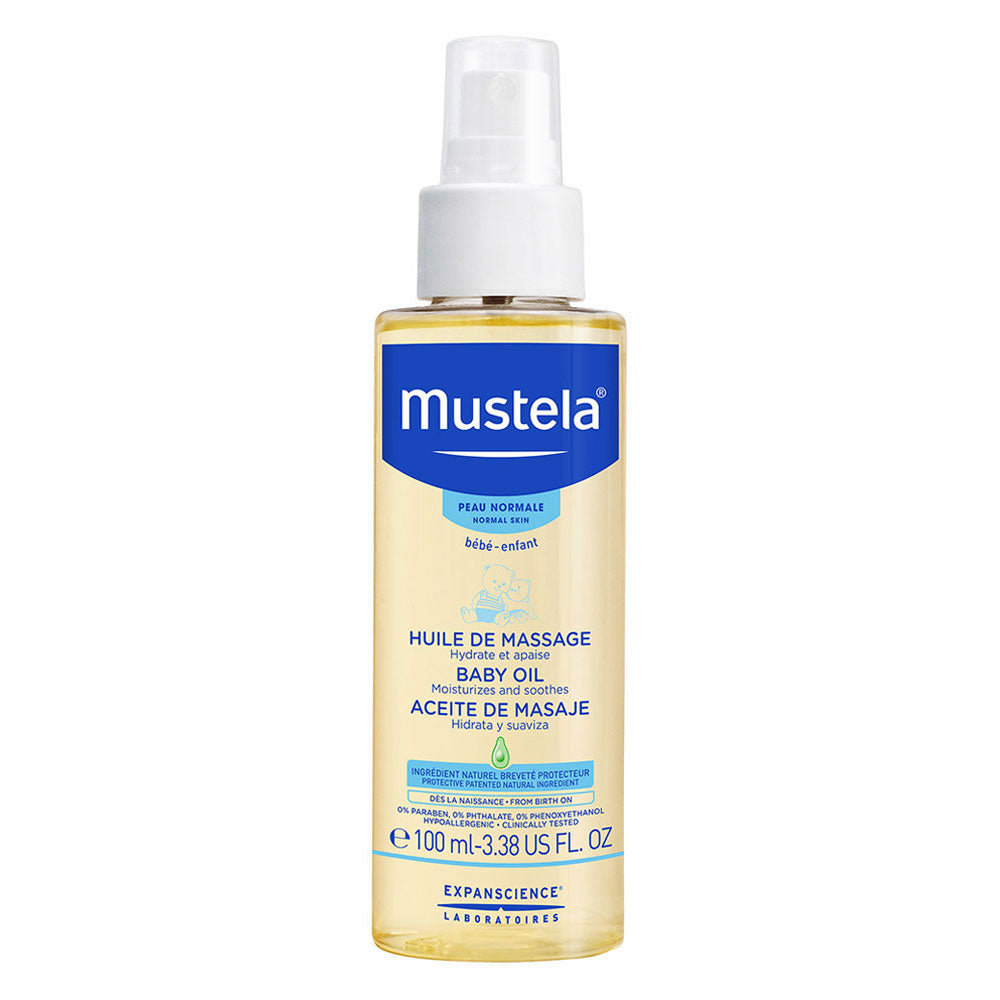 Mustela Massage Oil For Normal Skin 100ml | Mamas & Papas, Babies, Nursing, Skincare