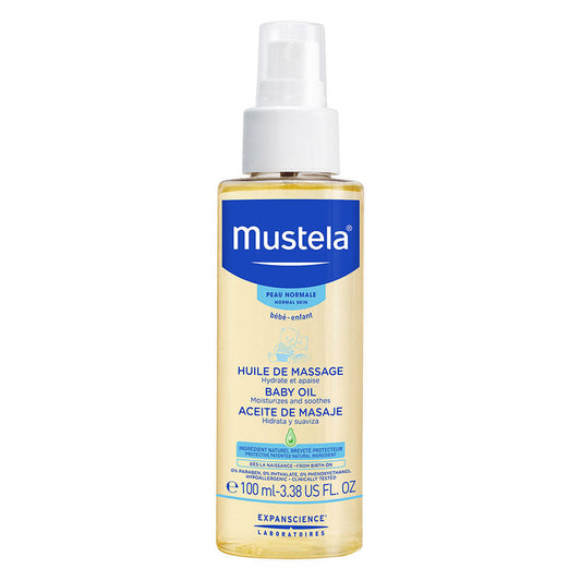 Mustela Massage Oil For Normal Skin 100ml | Mamas & Papas, Babies, Nursing, Skincare