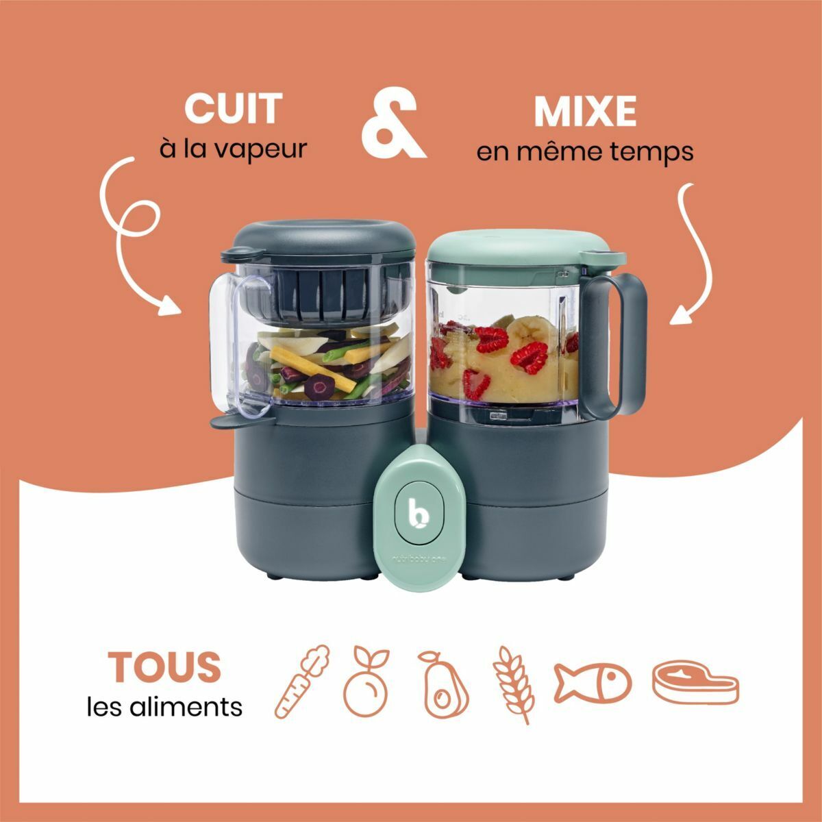 Babymoov Nutribaby One 4-in-1 Baby Food Processor | Mamas & Papas, Babies, Nursing, Food Processor