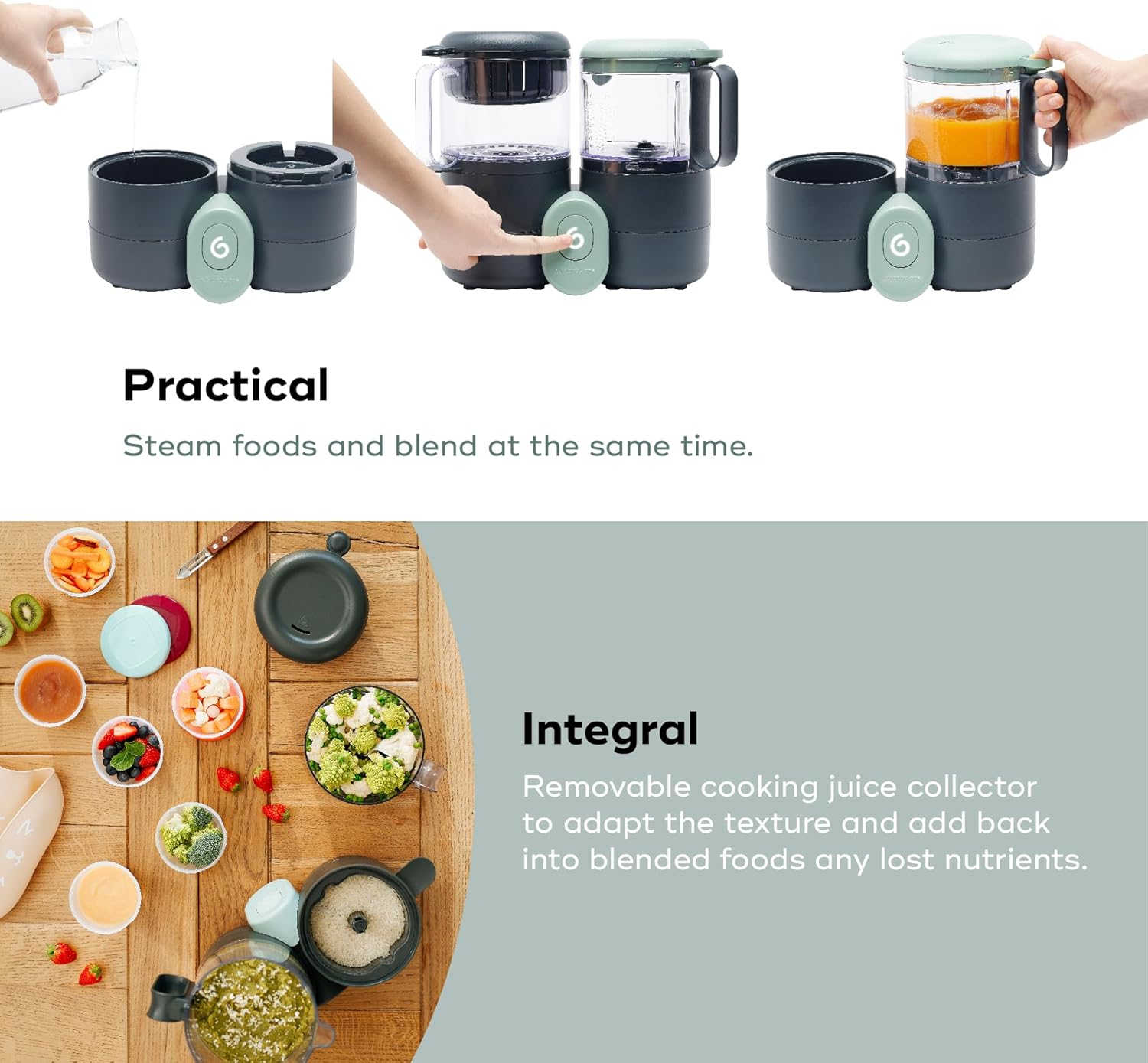 Babymoov Nutribaby One 4-in-1 Baby Food Processor | Mamas & Papas, Babies, Nursing, Food Processor