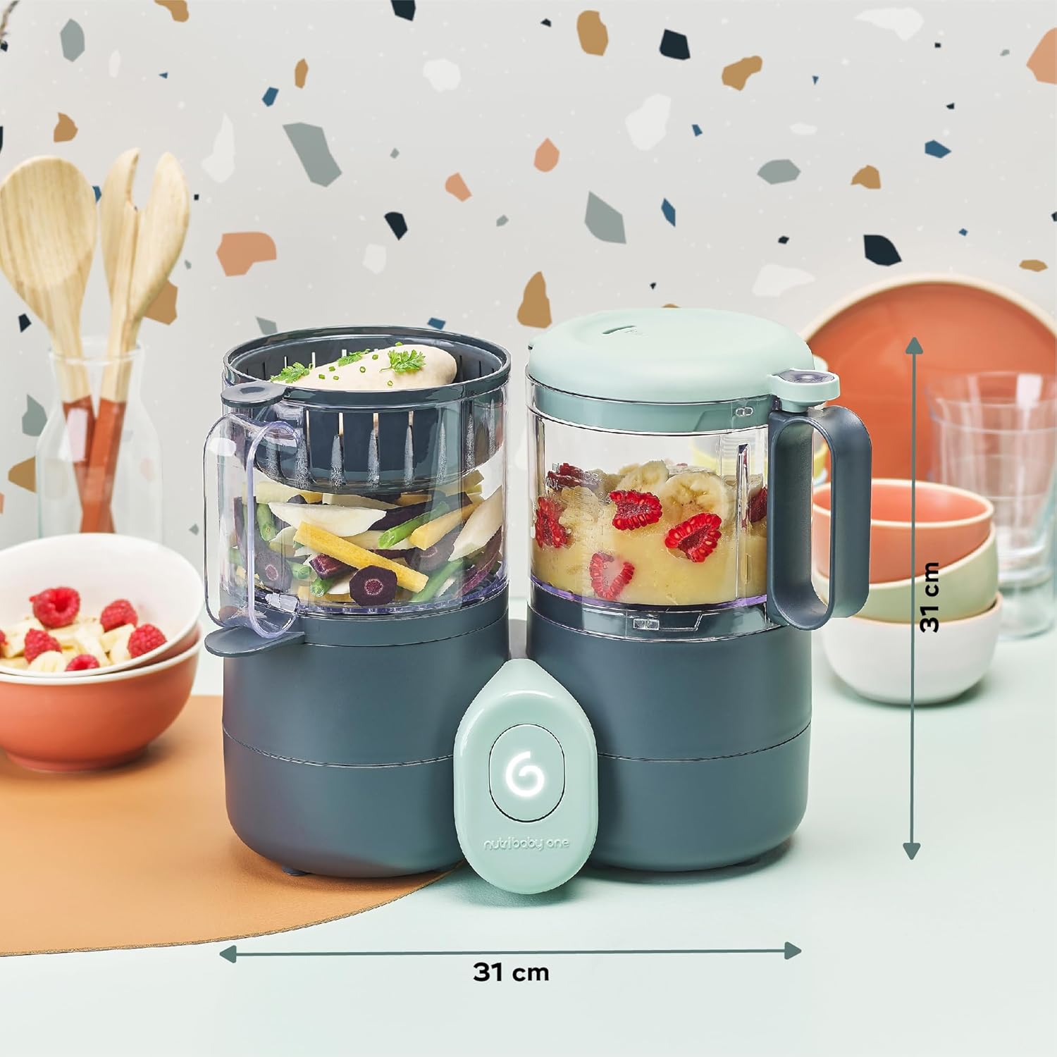 Babymoov Nutribaby One 4-in-1 Baby Food Processor | Mamas & Papas, Babies, Nursing, Food Processor