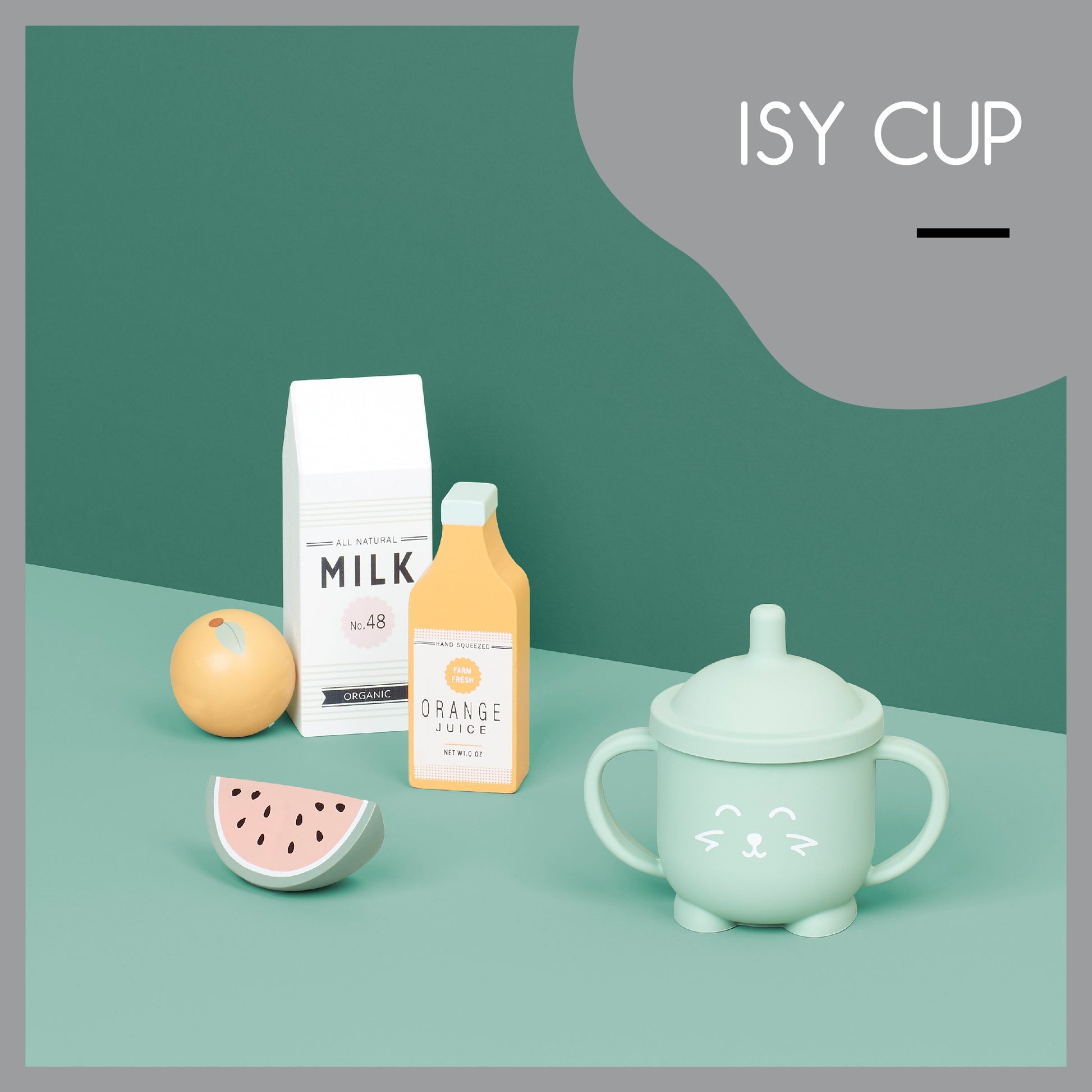 Babymoov Silicone cup with straw ISY CUP FOX | Mamas & Papas, Babies, Nursing, 