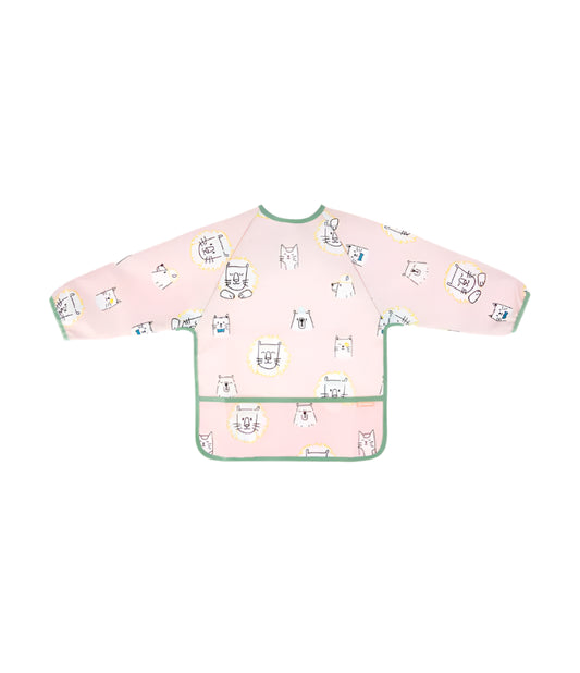 Babymoov Long Sleeved Bib Waterproof Feeding Apron with Built-in Pocket Bag | Mamas & Papas, Babies, Nursing, 