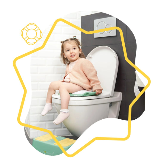 Réducteur de toilettes confort avec poignées