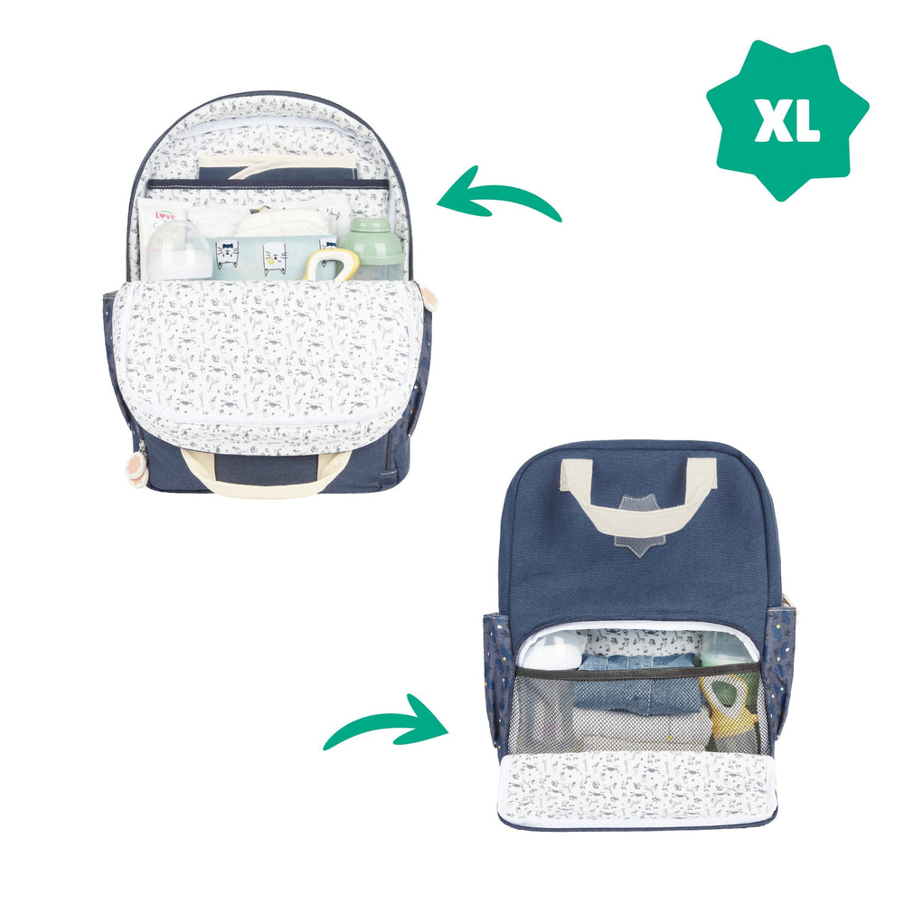 Badabulle Adult Changing Backpack Corduroy Safari In Oasis | Mamas & Papas, Babies, Nursing, Diaper Bag