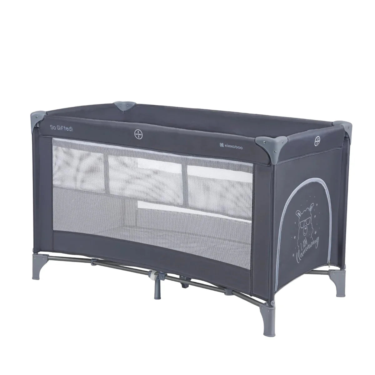 Kikkaboo Baby cot 2 levels So Gifted Travel Cot