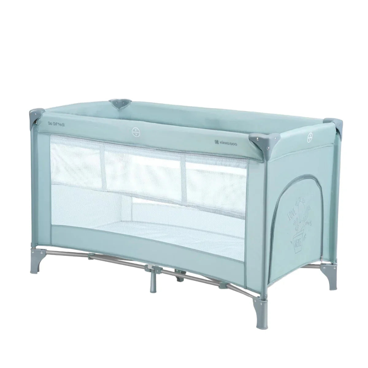 Kikkaboo Baby cot 2 levels So Gifted Travel Cot