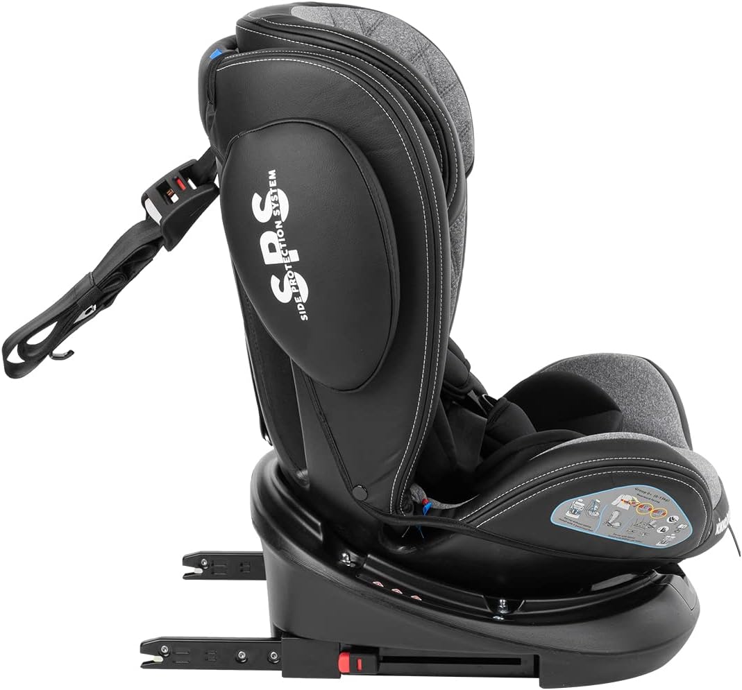 KikkaBoo Car Seat 0123 0-36kg Stark Double - Light Grey | Mamas & Papas, Babies, Nursing, Car Seat