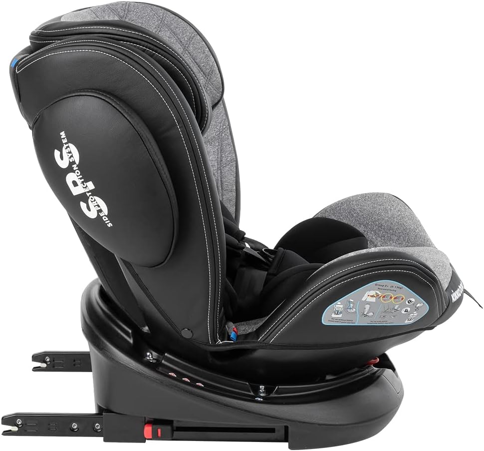 KikkaBoo Car Seat 0123 0-36kg Stark Double - Light Grey | Mamas & Papas, Babies, Nursing, Car Seat