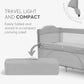 KikkaBoo Milky Way Baby Cot 2 Levels Grey | Mamas & Papas, Babies, Nursing, Cot