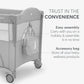 KikkaBoo Milky Way Baby Cot 2 Levels Grey | Mamas & Papas, Babies, Nursing, Cot